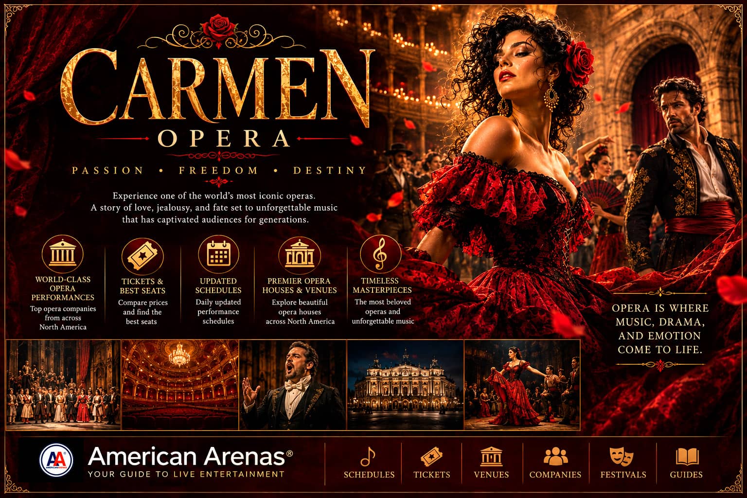 Carmen Opera Tickets & Schedule