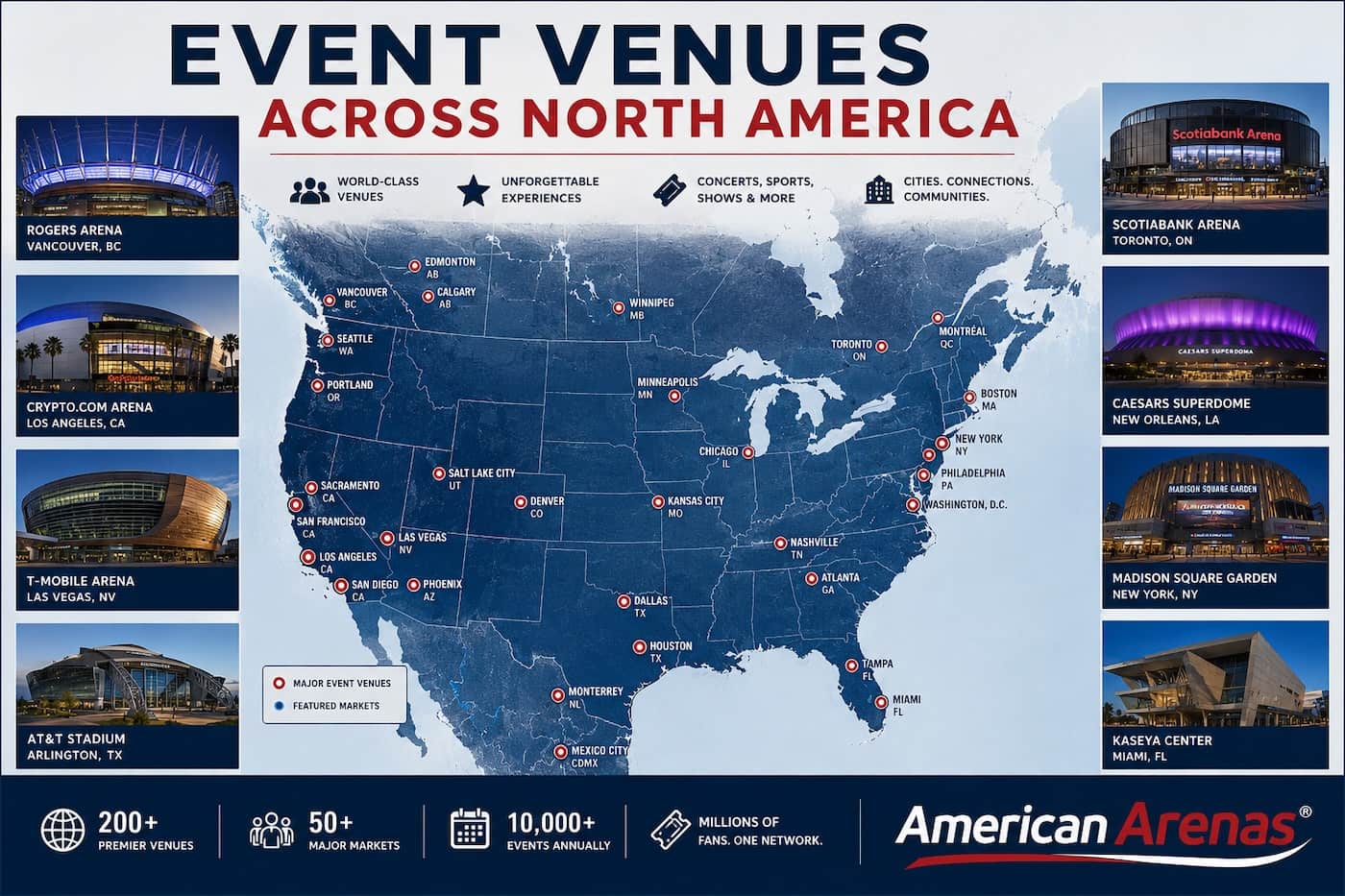 Event Venues Across North America