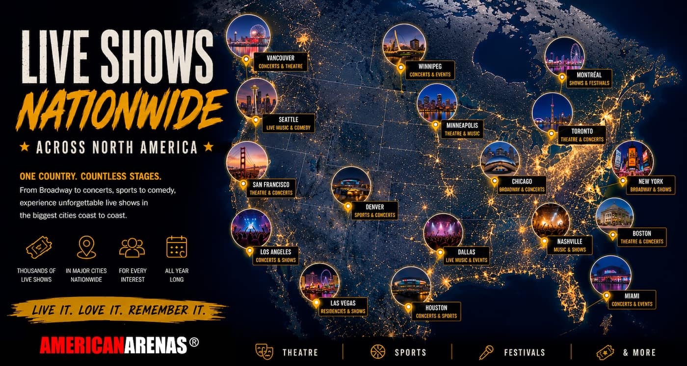 Live Shows Across North America