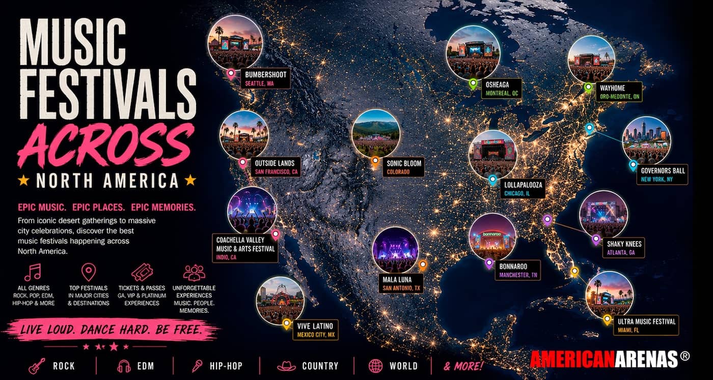 Music Festivals Across North America