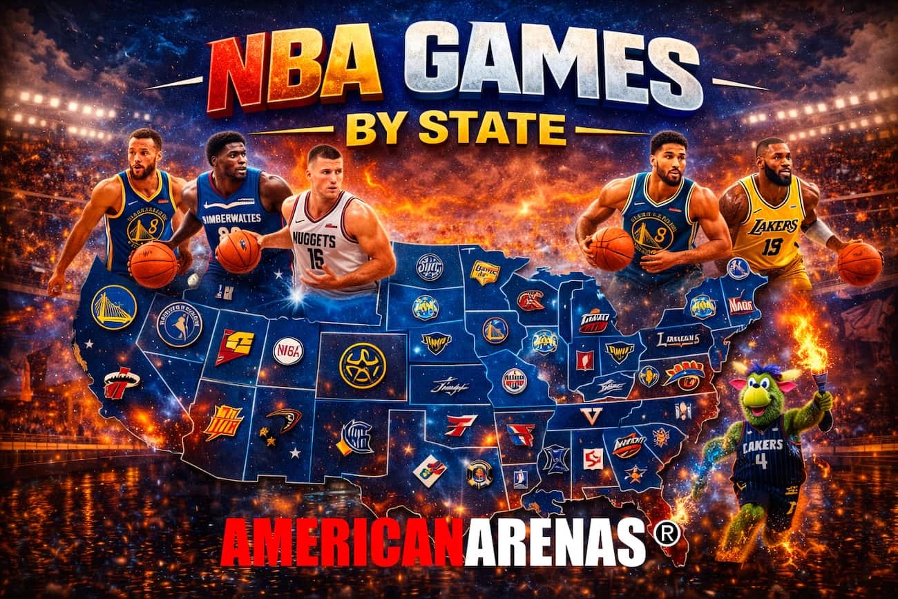NBA Games by State